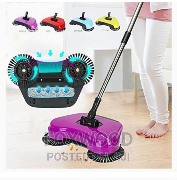 All-in-One Household Hand Push Rotating Sweeping Broom - thumbnail 4