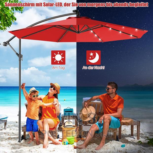 Patio Umbrellas" Patio Umbrellas' Solar-Led Patio Umbrellas°
