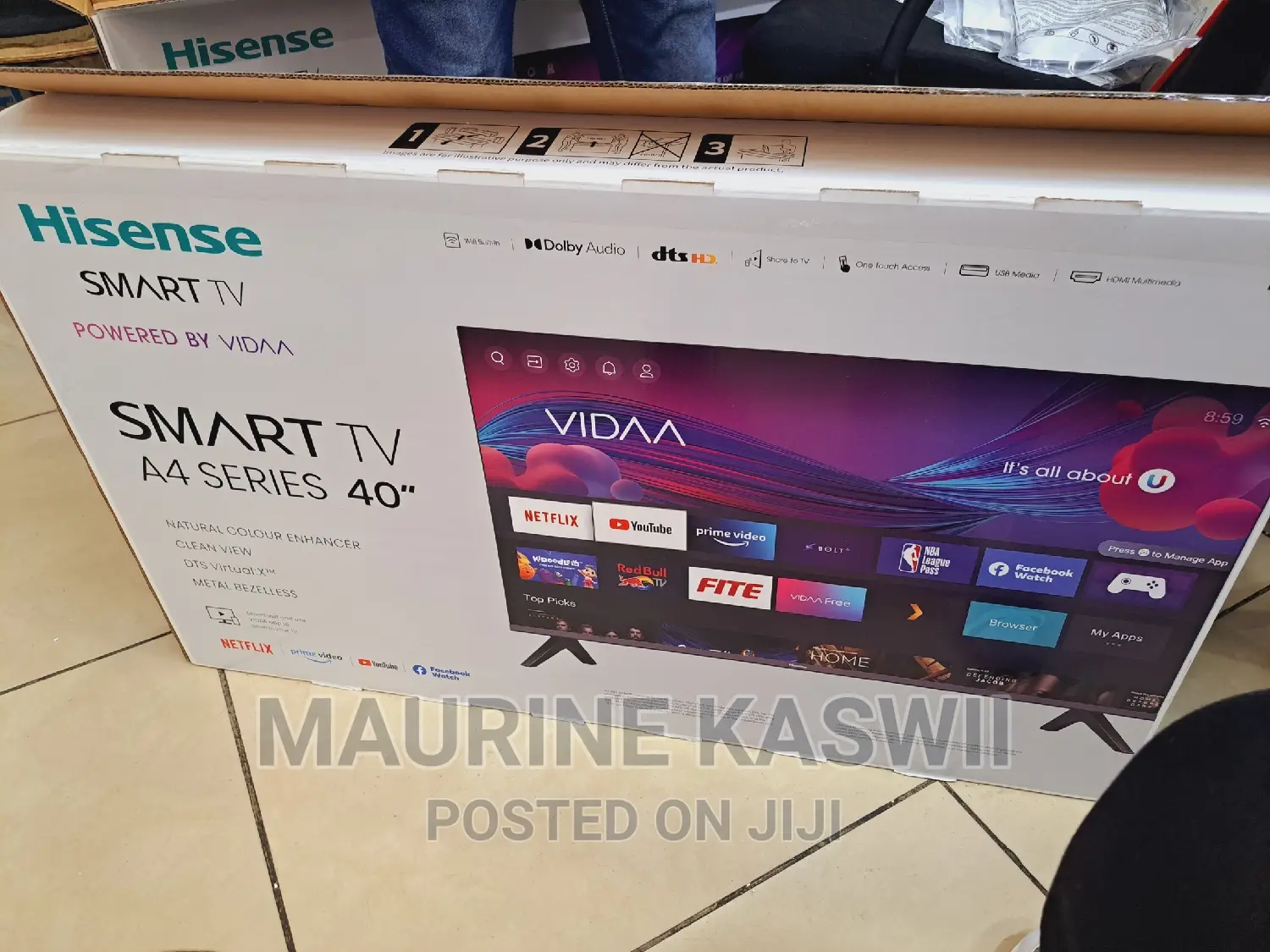 Hisense 40A4 40′′ Smart HD VIDAA