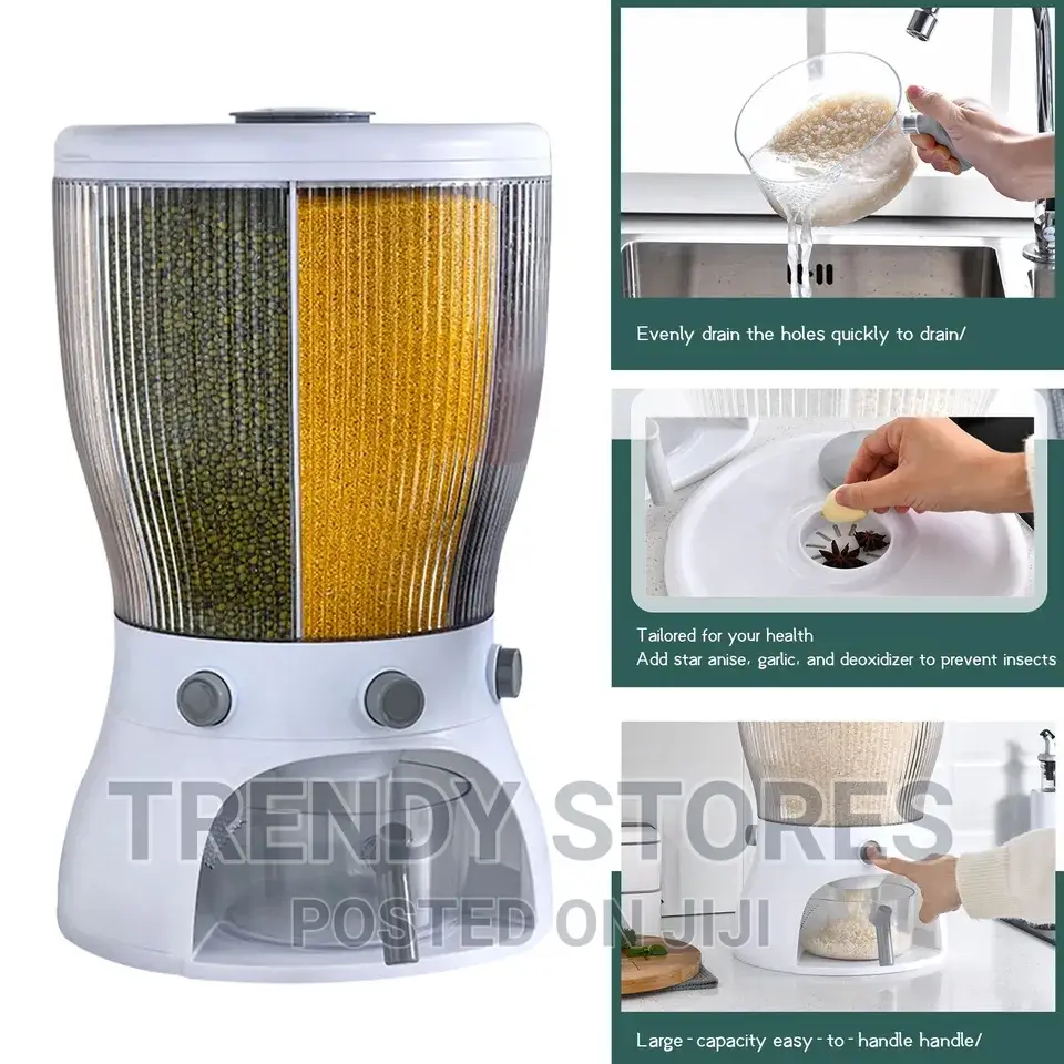 Partitioned Rotation Cereal Dispenser