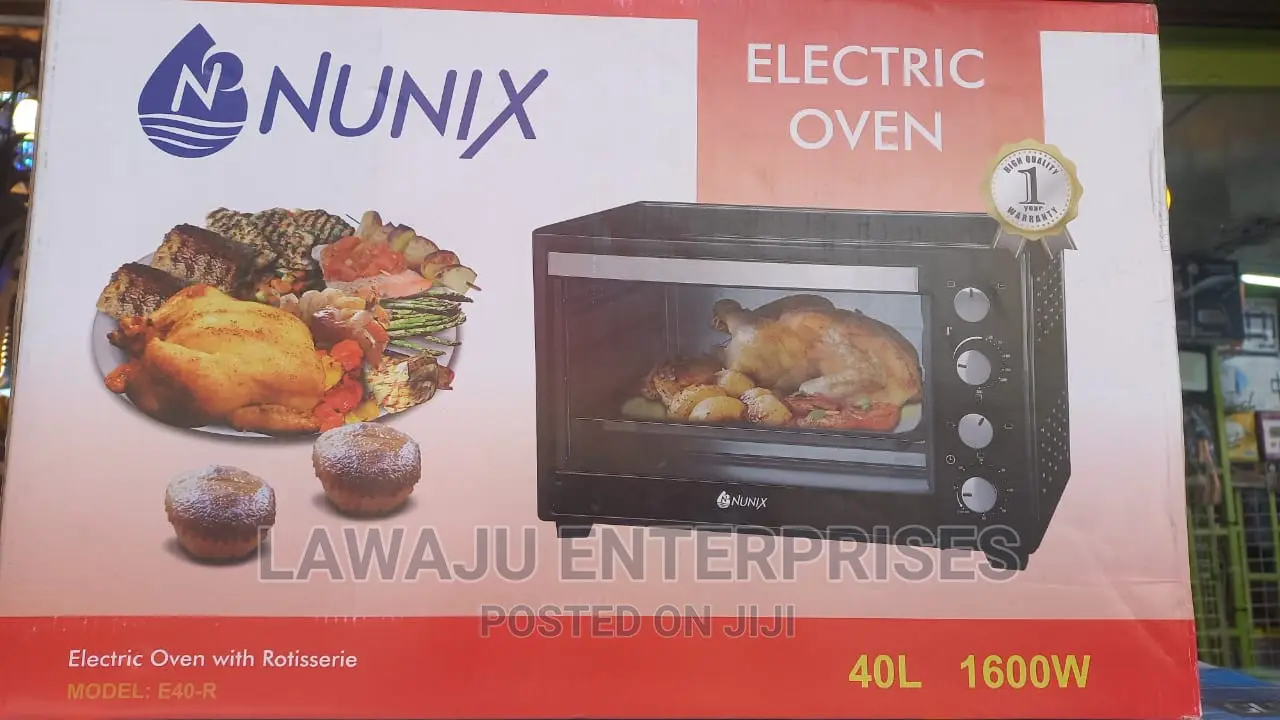 Electric Oven With Rotisserie 40L