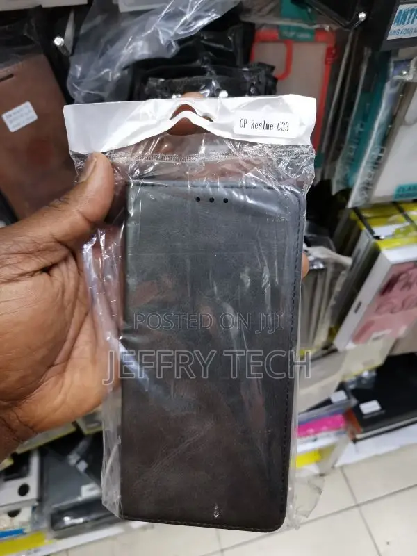 Flip Cover for OPPO Realme C33 Leather PU Phone Case Shockpr