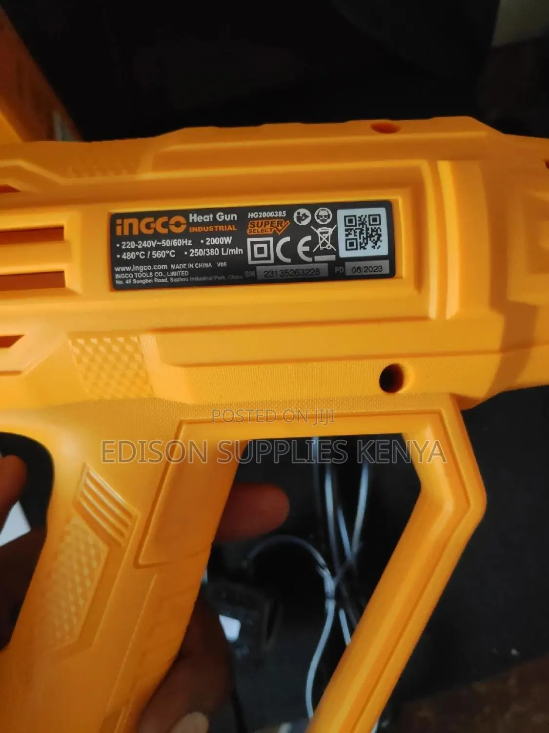 Ingco Heat Gun Hot Air Gun 2000watts Commercial Heat Gun