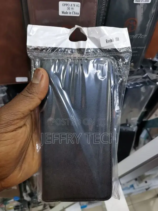 Flip Cover for REDMI 10A Back Cover in Cases Covers (Blac