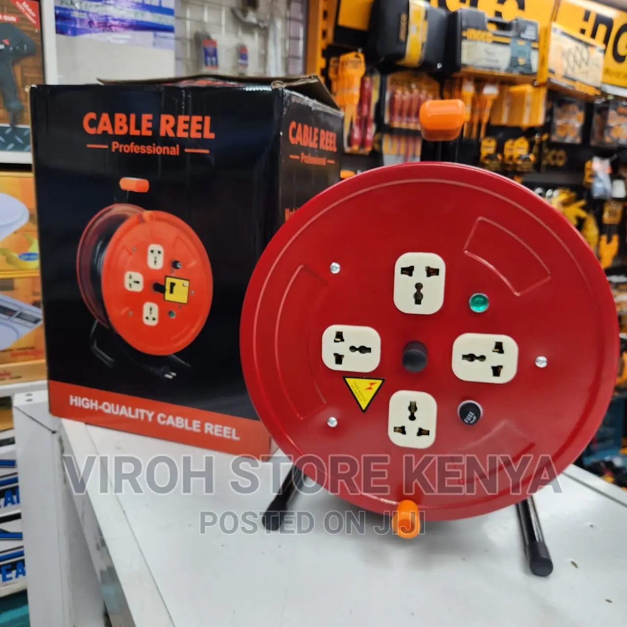 Cable Reel 1.5mm 50metres Long Socket Extension Cable