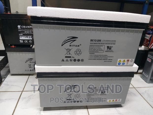 Ritardc-12-200(12v200ah/20HR)Maintenance Free Solar Battery