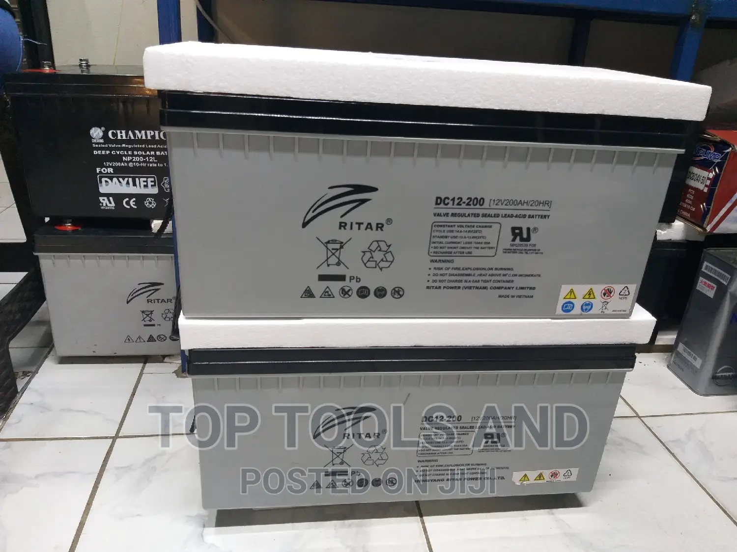 Ritardc-12-200(12v200ah/20HR)Maintenance Free Solar Battery