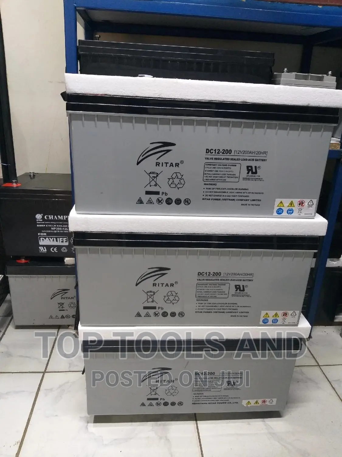 Ritardc-12-200(12v200ah/20HR)Maintenance Free Solar Battery