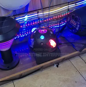 Rotating RGB Disco Light