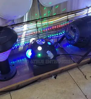 Rotating RGB Disco Light