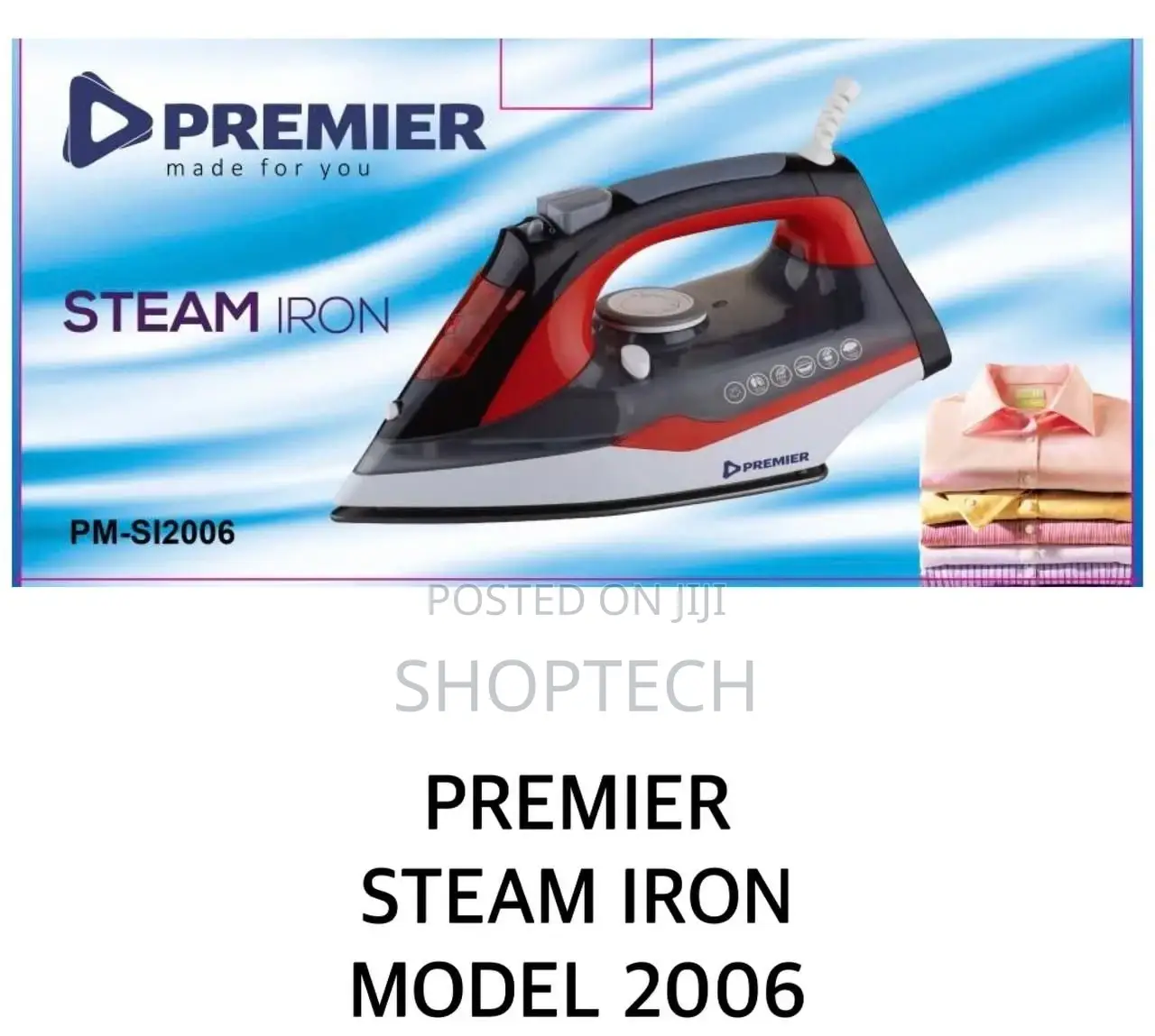 Premier Steam Iron (Model 2006)