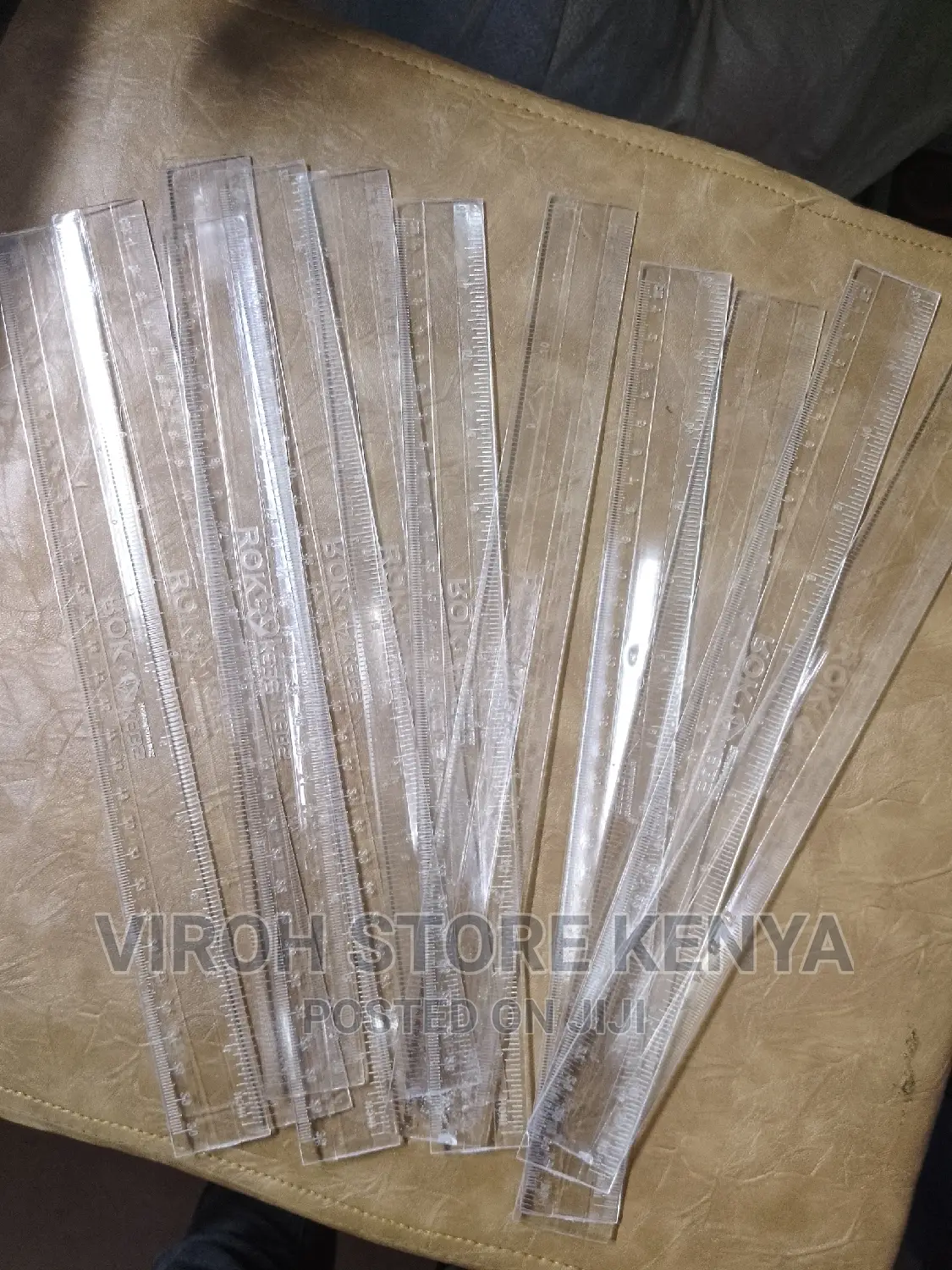 Clear Exam Ruler 30cms Measuring Plastic Ruler