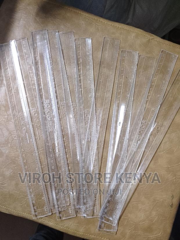 Clear Exam Ruler 30cms Measuring Plastic Ruler - thumbnail 2
