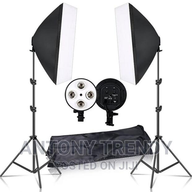 Softbox With Led Bulbs Socket for Photography Lighting