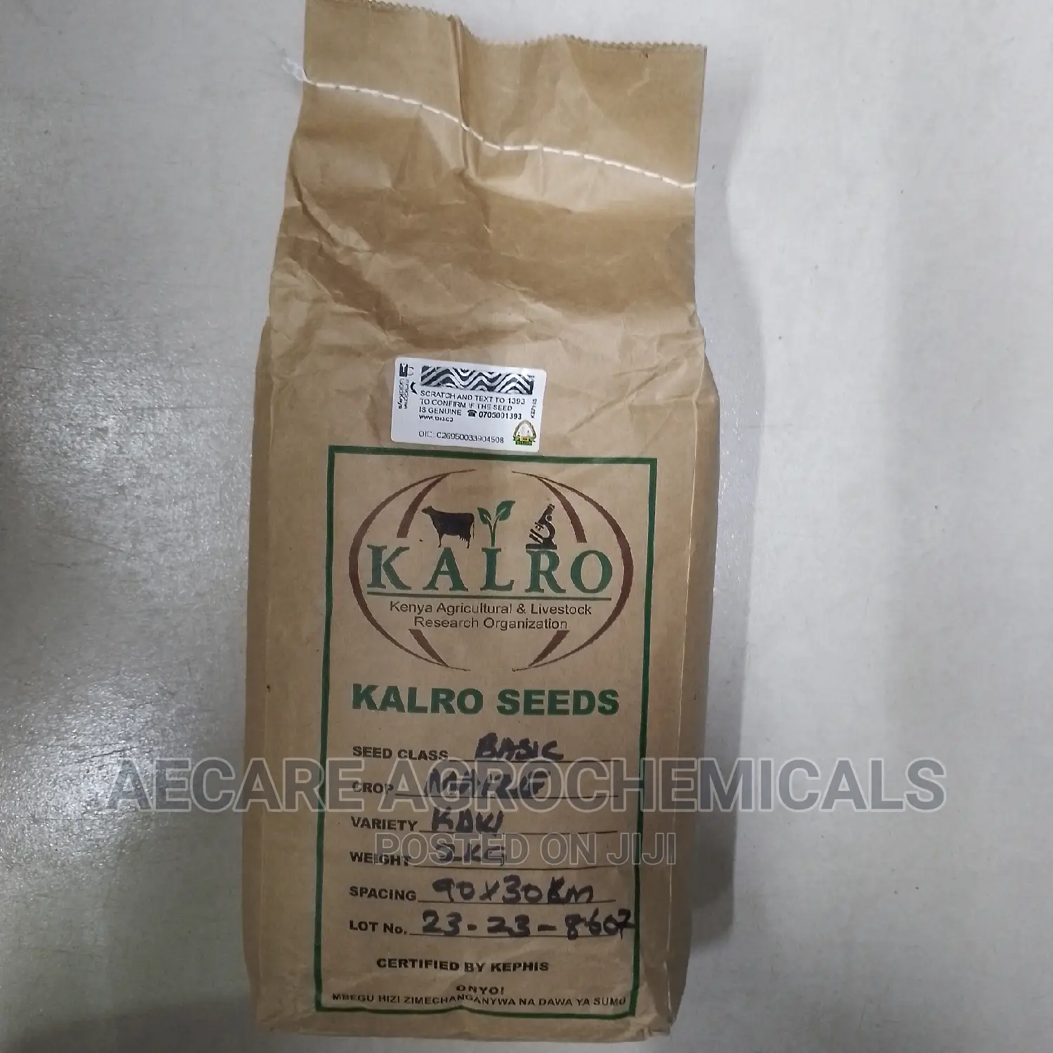 Kdv1 Maize Seeds (Kalro) 2kg