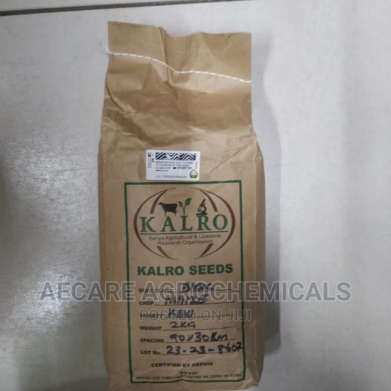Kdv1 Maize Seeds (Kalro) 2kg