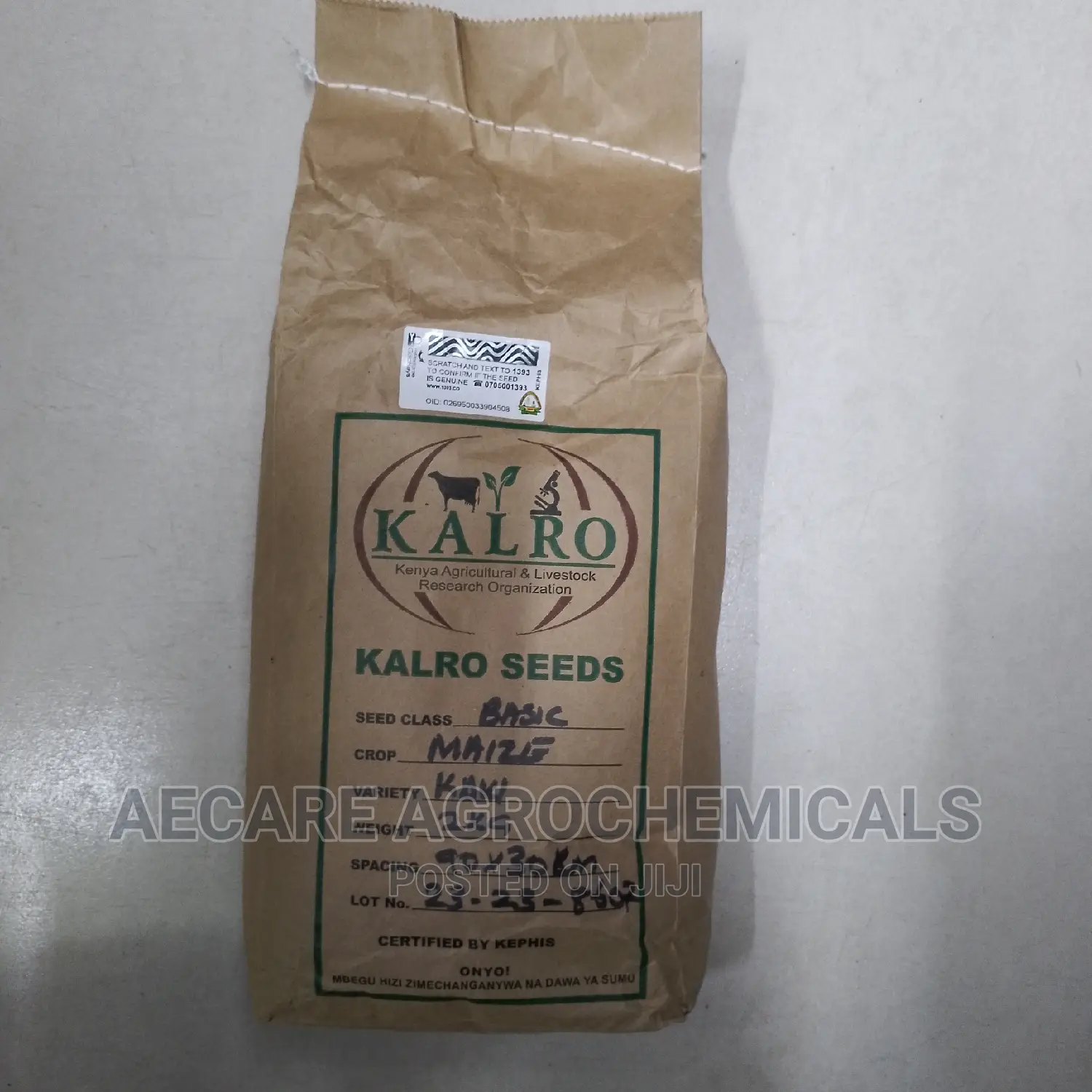 Kdv1 Maize Seeds (Kalro) 2kg