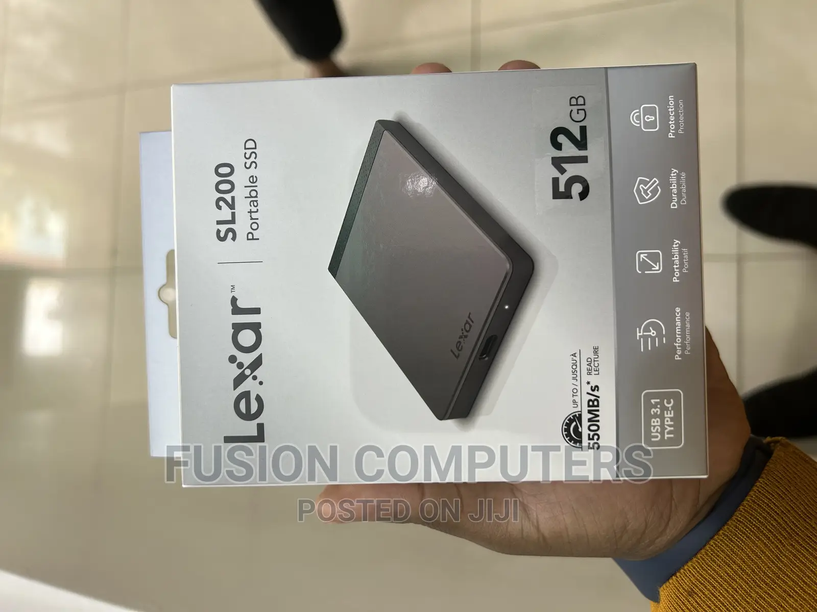 Lexar 512GB USB 3.0 External Portable SSD