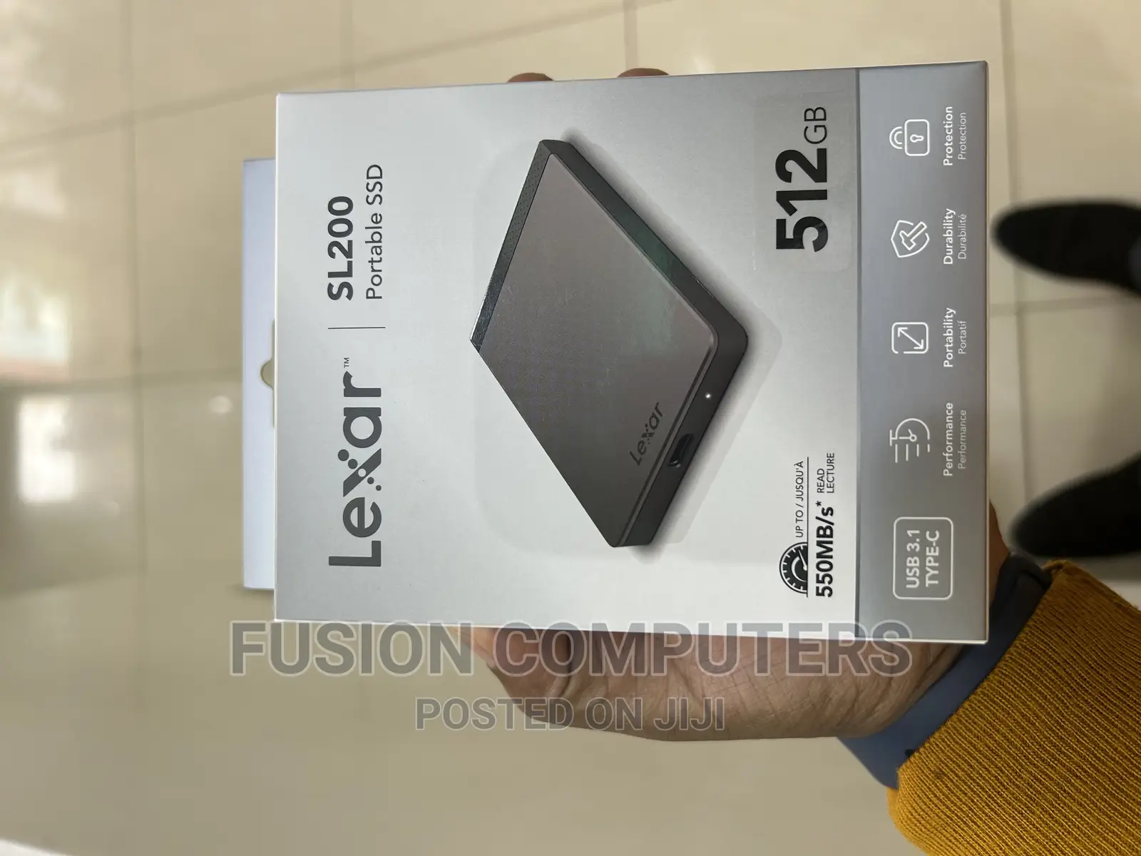 Lexar 512GB USB 3.0 External Portable SSD