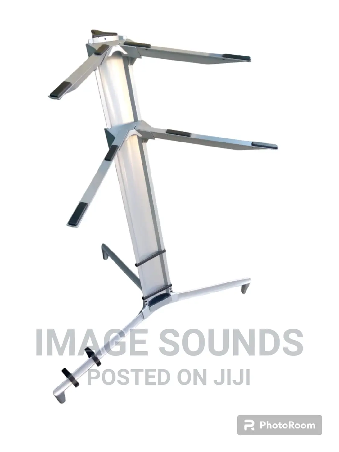 Heavy Keyboard Stand Dual, Aluminium