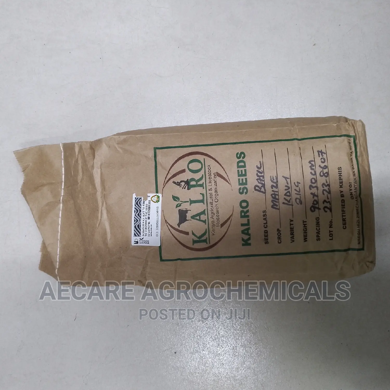 Kdv1 Maize Seeds (Kalro) 2kg