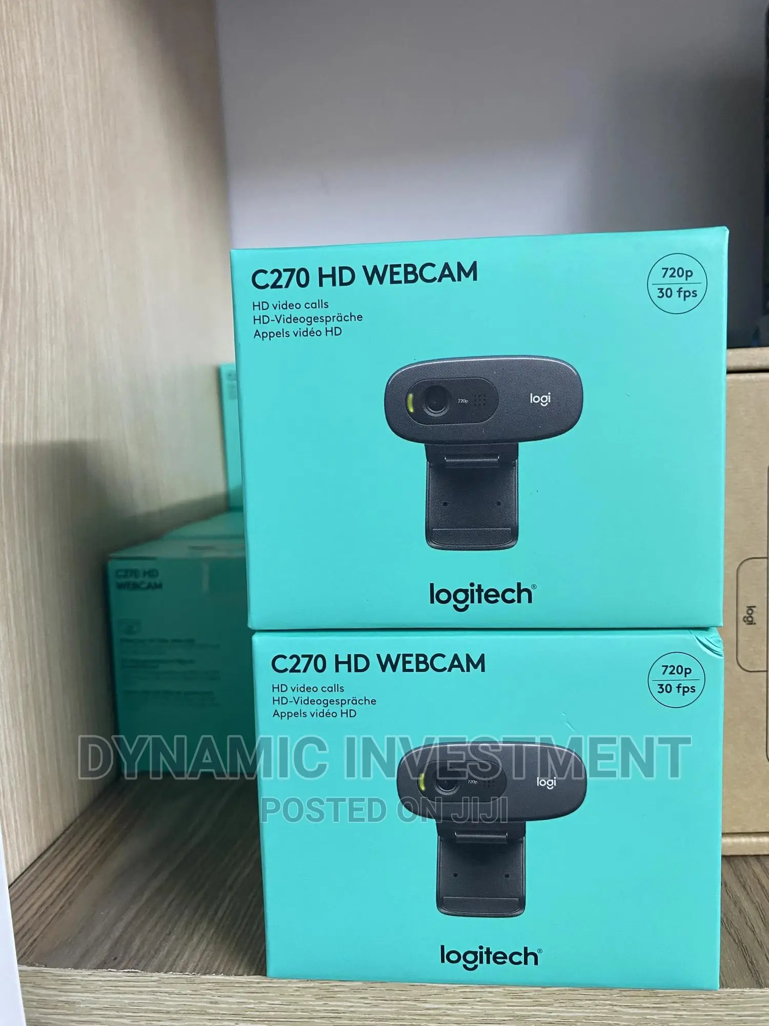 Logitech C270 HD 720p Webcam for Desktop and Laptop
