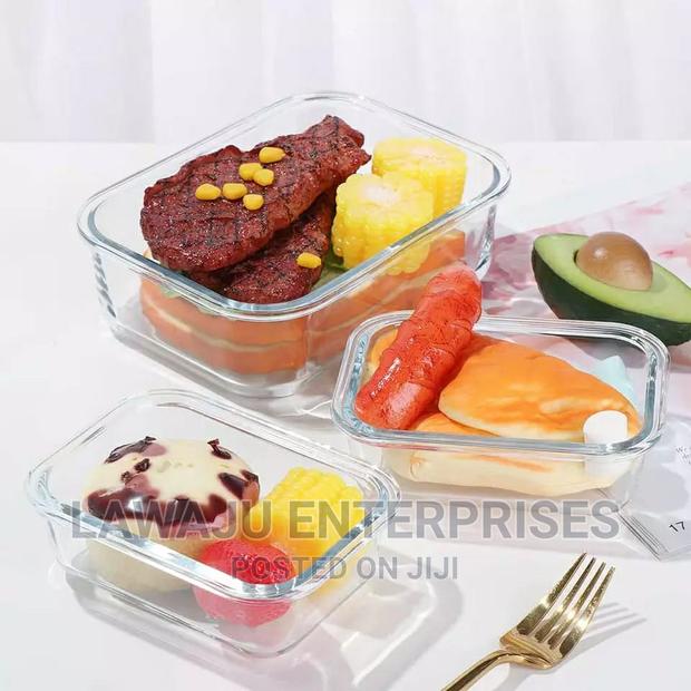 Glass Snack Box With Lunch Bag