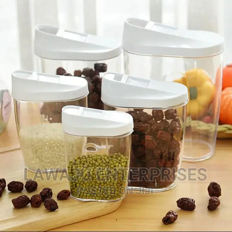 5pc ACYRLIC Container Set With Lids