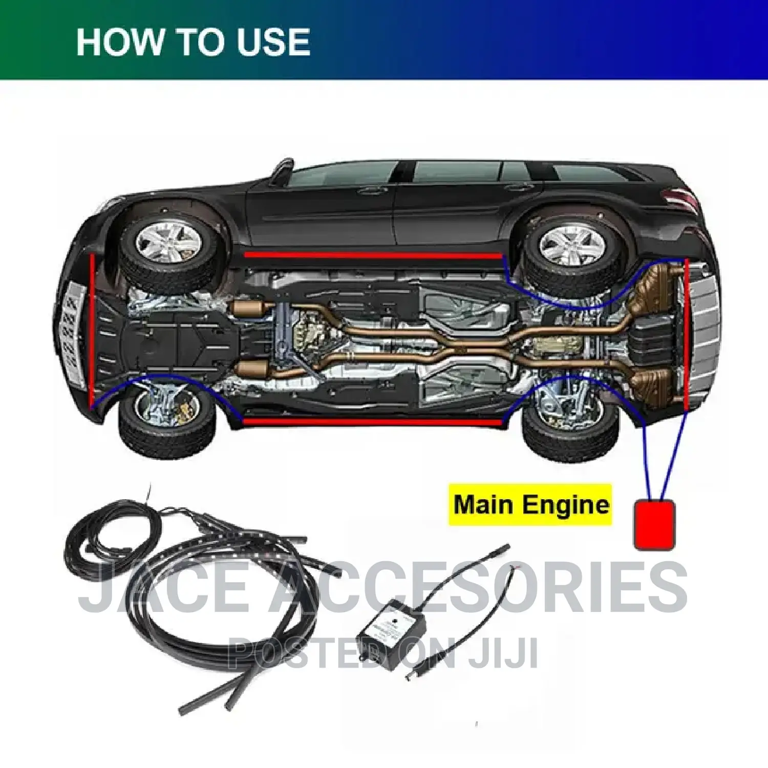 Car Led Rgbw Underglow Chassis Atmosphere Lights