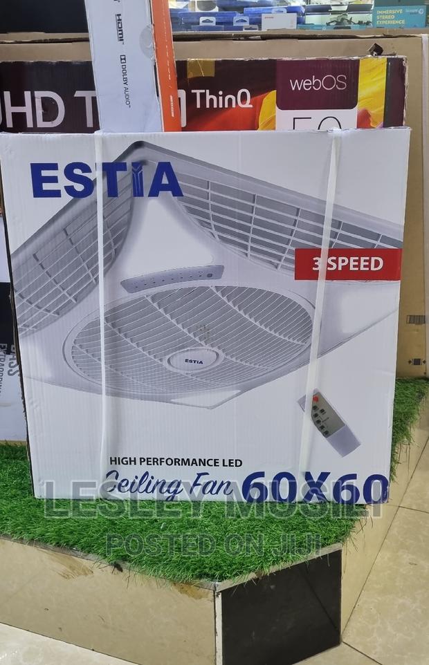 Estia 60X60 Recessed Ceiling Fan With Remote LED 220-240 - thumbnail 2