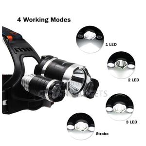 USB Rechargeable LED Head Lamp Bright LED Modes - thumbnail 2