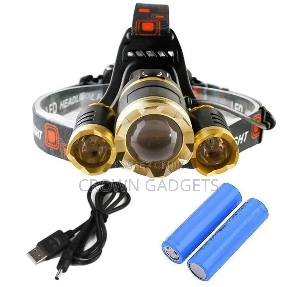 1400 Lumens Lightweight USB-C Rechargeable Headlamp