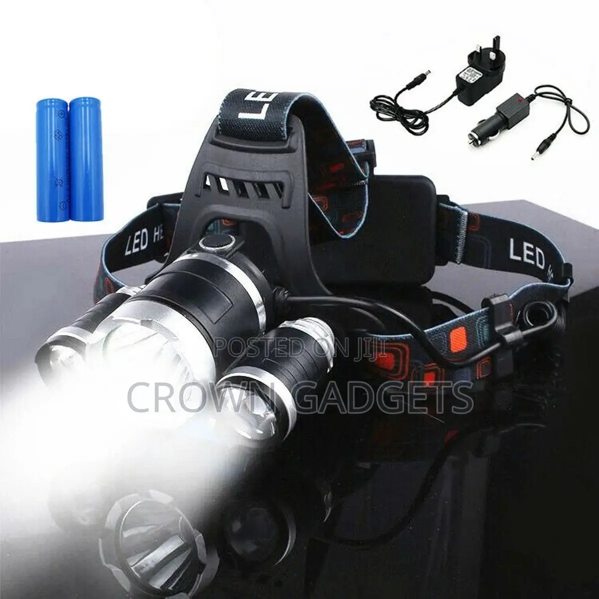 1800 Lumen Rechargeable Headlamp COB