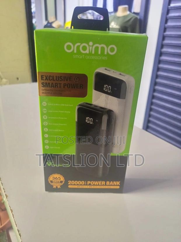 Oraimo 20000mah Powerbank - main view