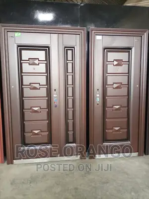 Brown Steel Doors Available