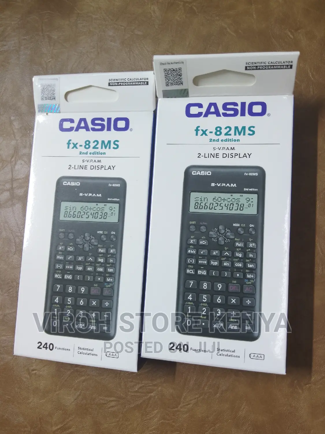 Fx 82ms Calculator 2nd Edition KNEC Approved
