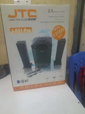 JTC Sub Woofer Hi-Fi Sound System-Bt/Fm-12000w With Mic