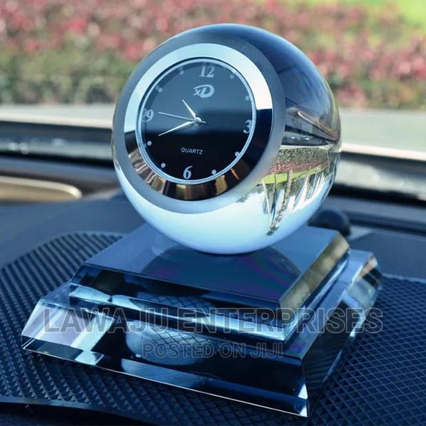 Small Crystal Glass Clock - main view