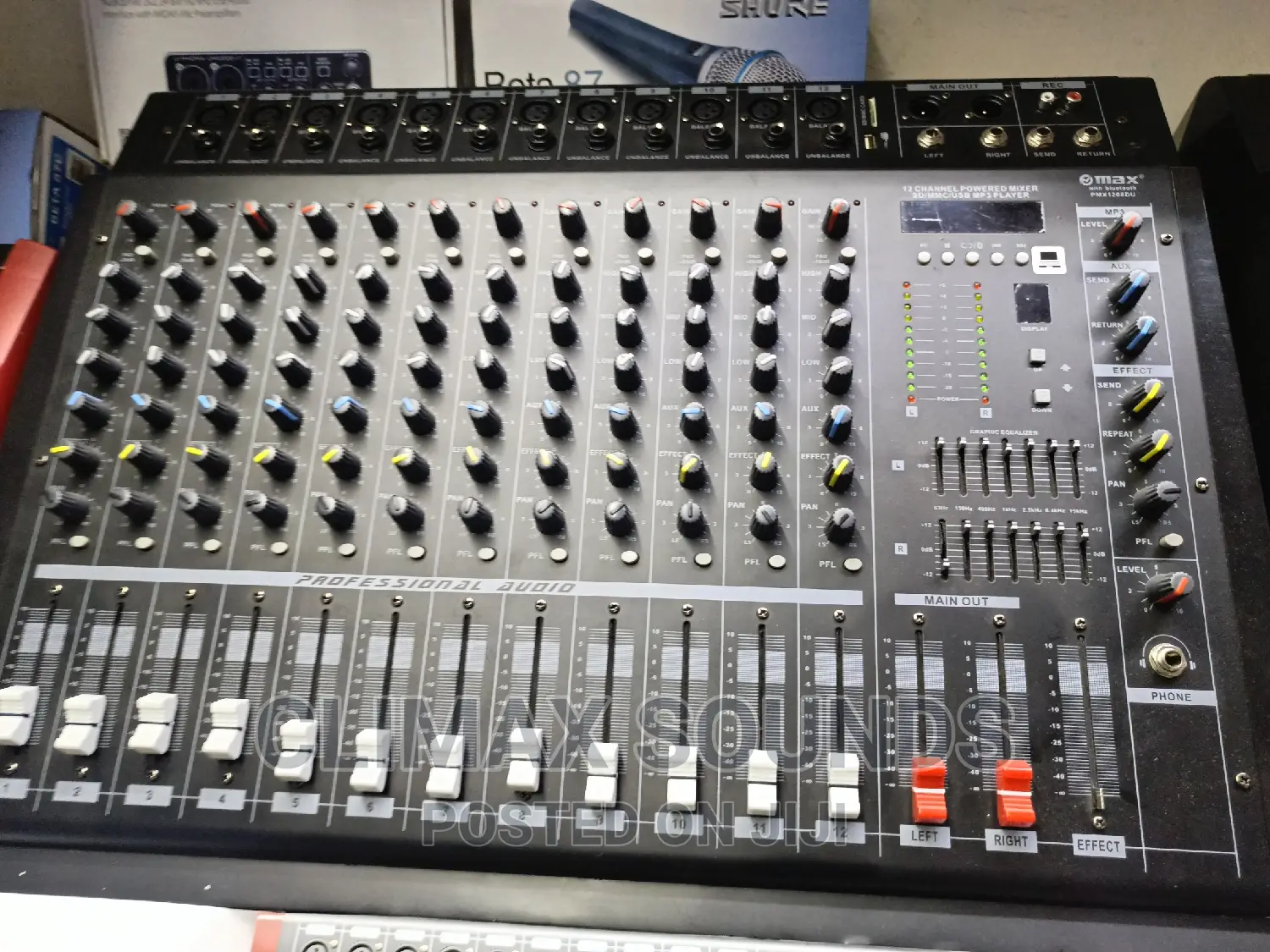 12 Channels Powered Mixerrs