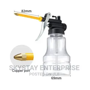 Oil Can Clear Plastic 250ml