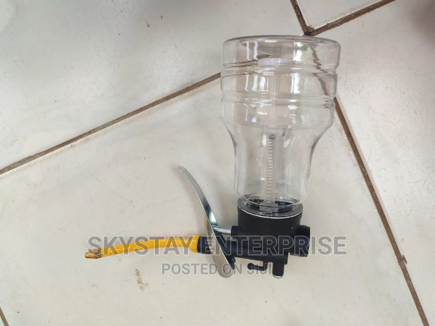 Oil Can Clear Plastic 250ml