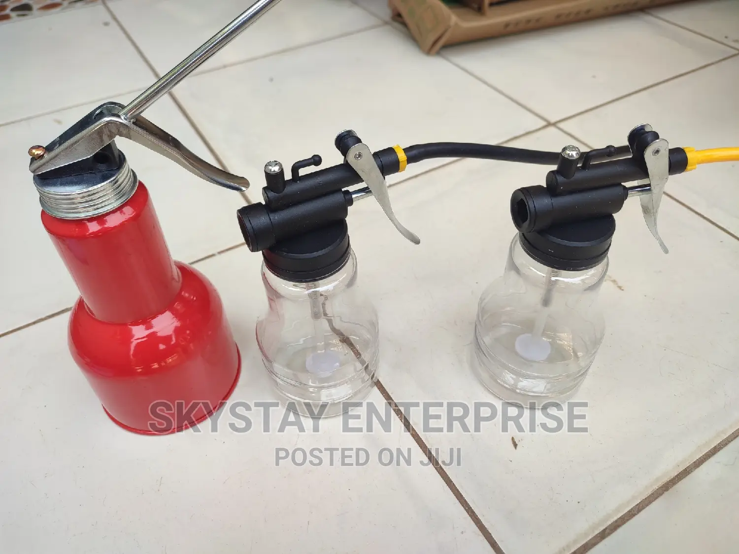 Oil Can Clear Plastic 250ml