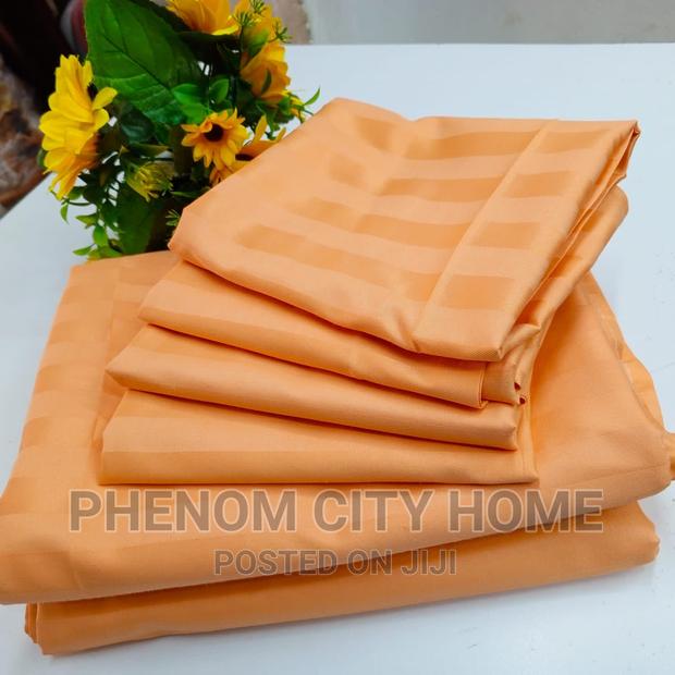 Satin Stripped Bedsheets - thumbnail 2