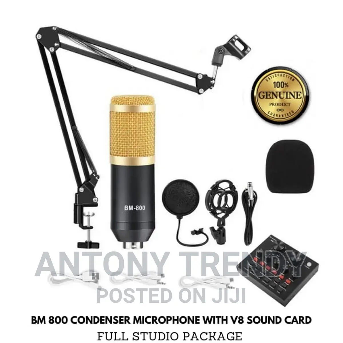 Condenser Microphone V8 Sound Card Mixer Live Broadcast in Nairobi