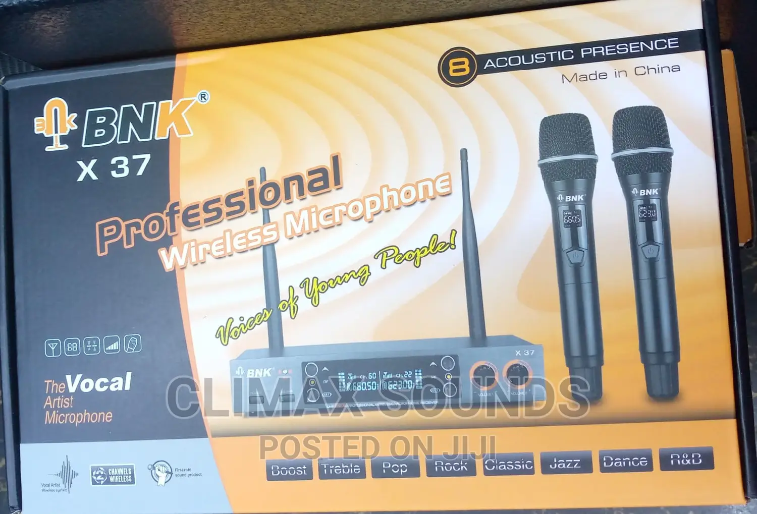 Professional Wireless Microphone BNK X37