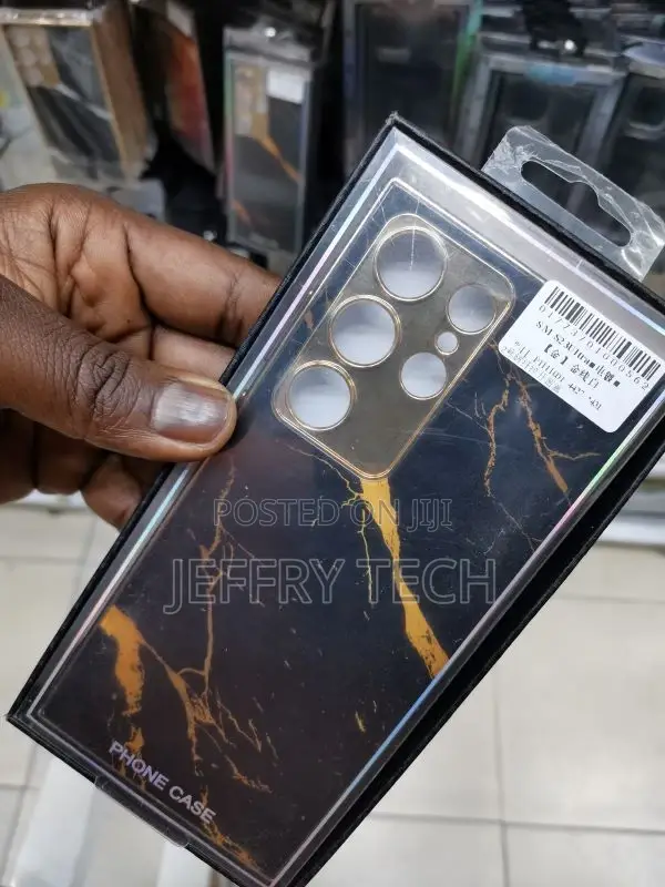 Marble Glass Phone Case for Samsung Galaxy S23 Ultra 5G