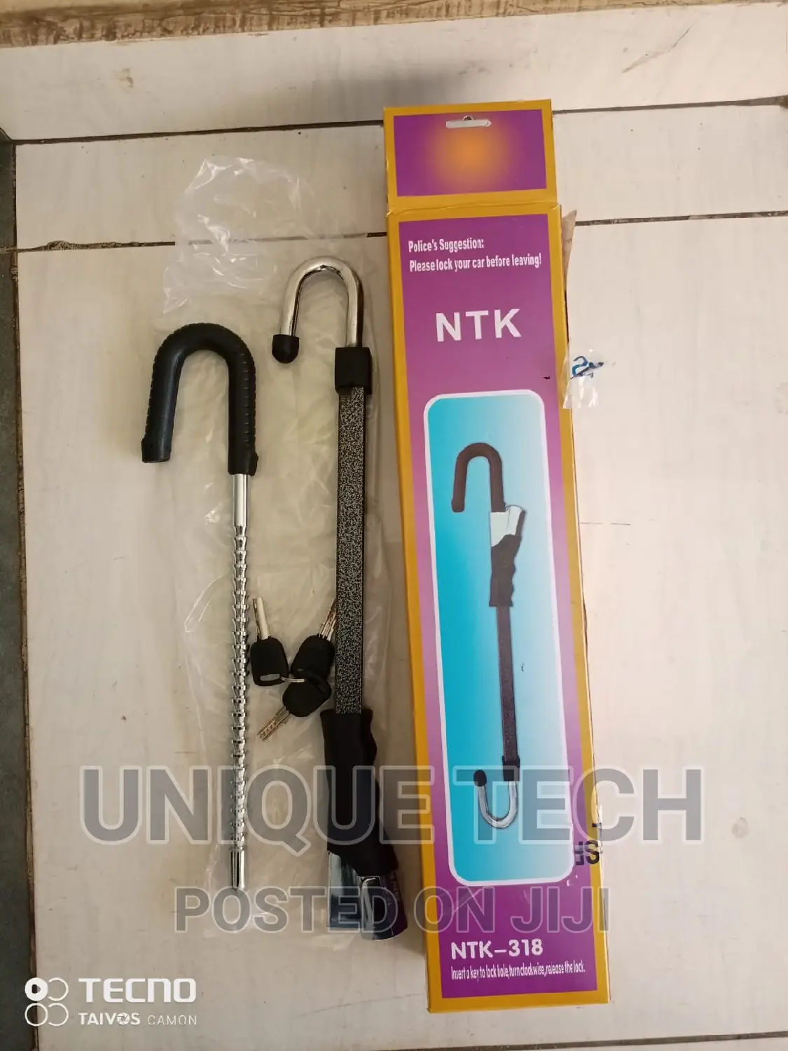 Anti Theft Brake Pedal Steering Lock for All Cars Heavy Duty