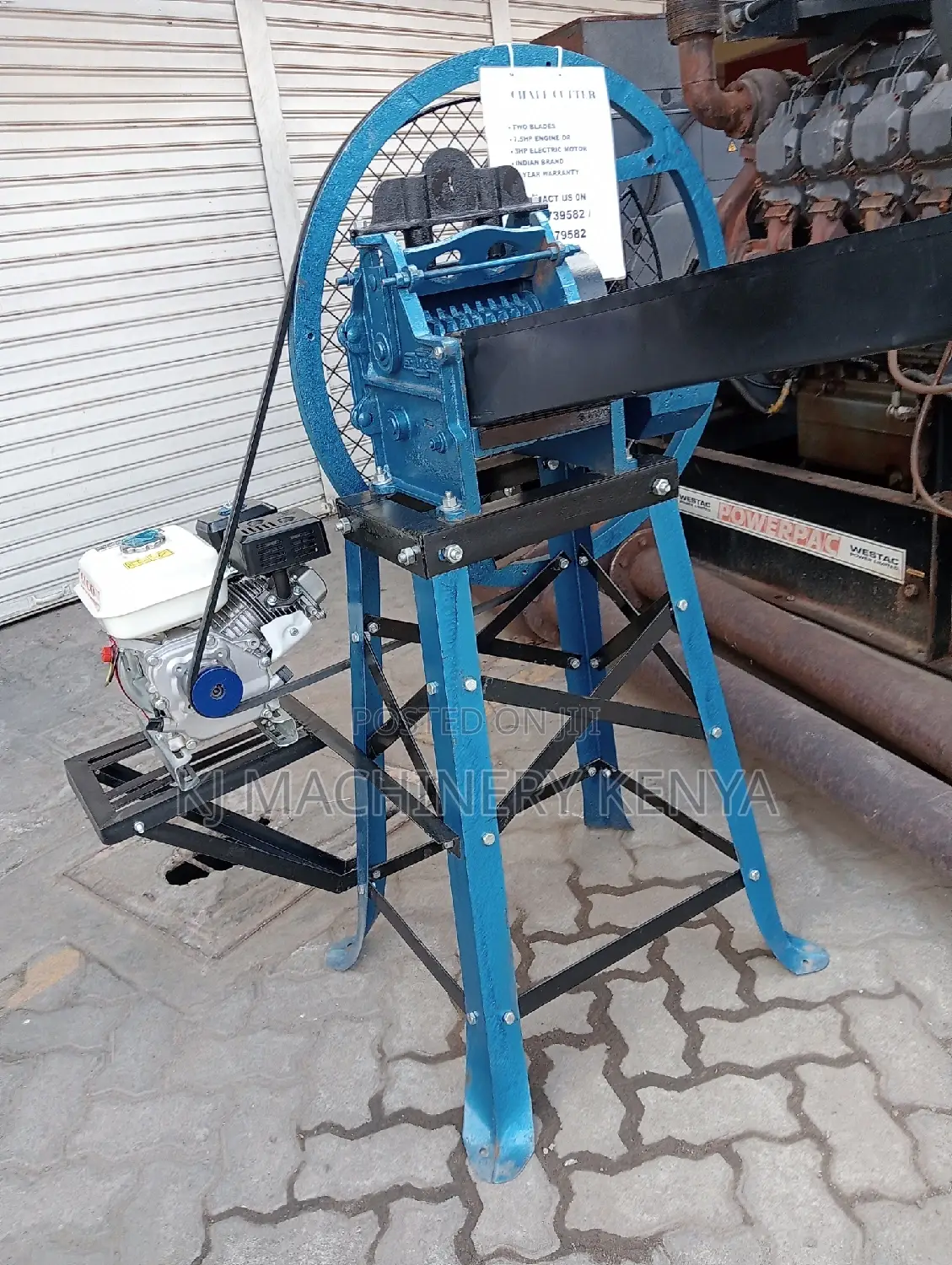 2blade-chaffcutter 3hp