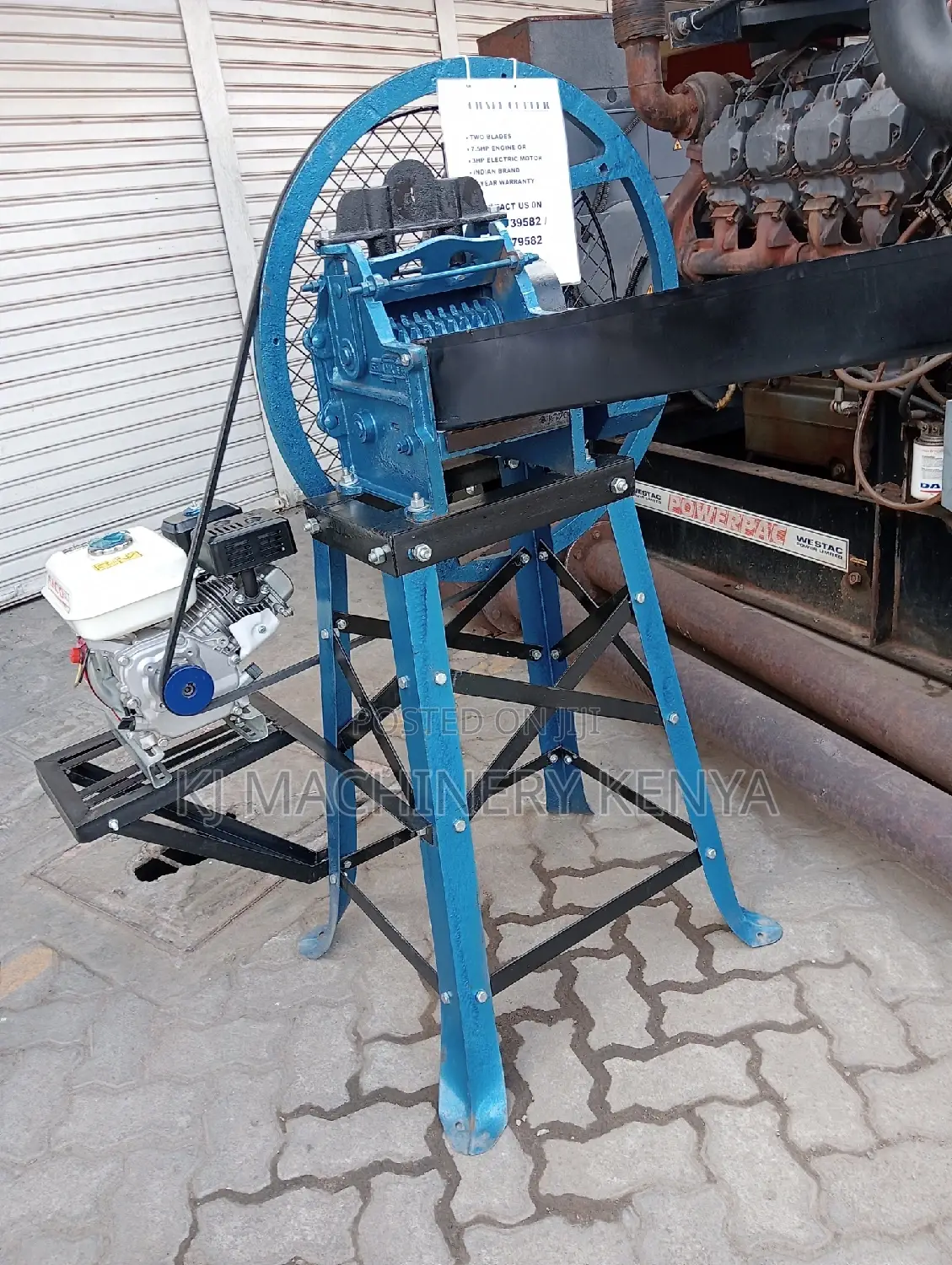 2blade-chaffcutter 3hp