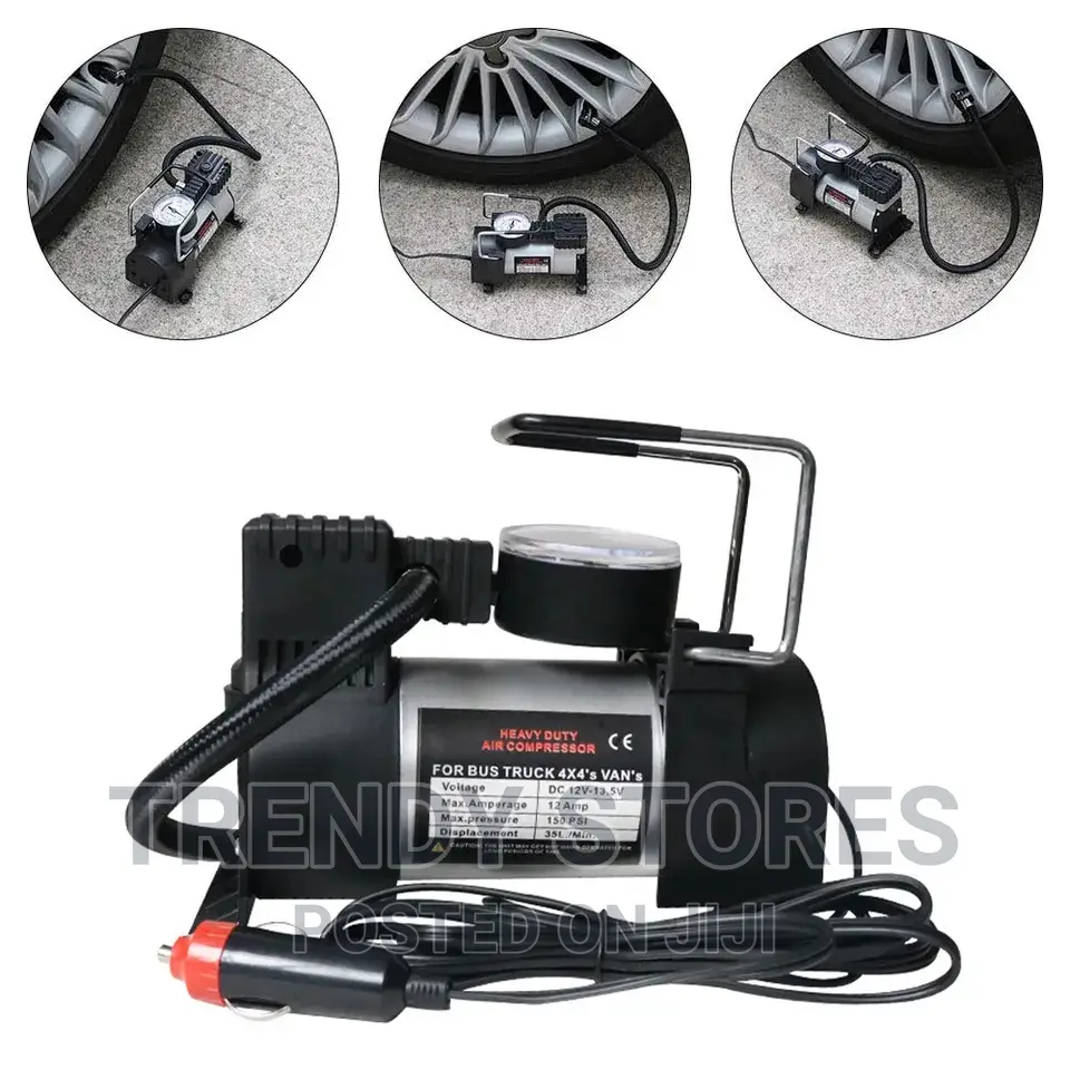 *12V 1-Cylinder Air Compressor/Tyre Inflator 150 PSI